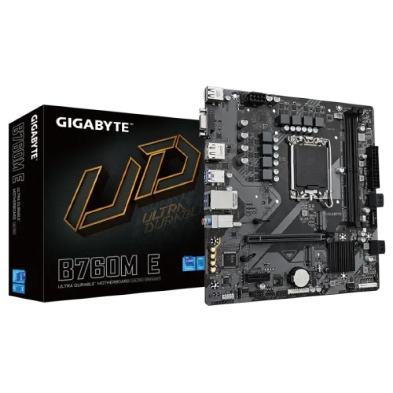 GIGABYTE B760M E DDR5 Micro ATX Motherboard